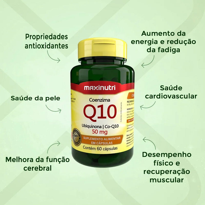 Coenzima Q10 50mg C/60 Cápsulas Maxinutri