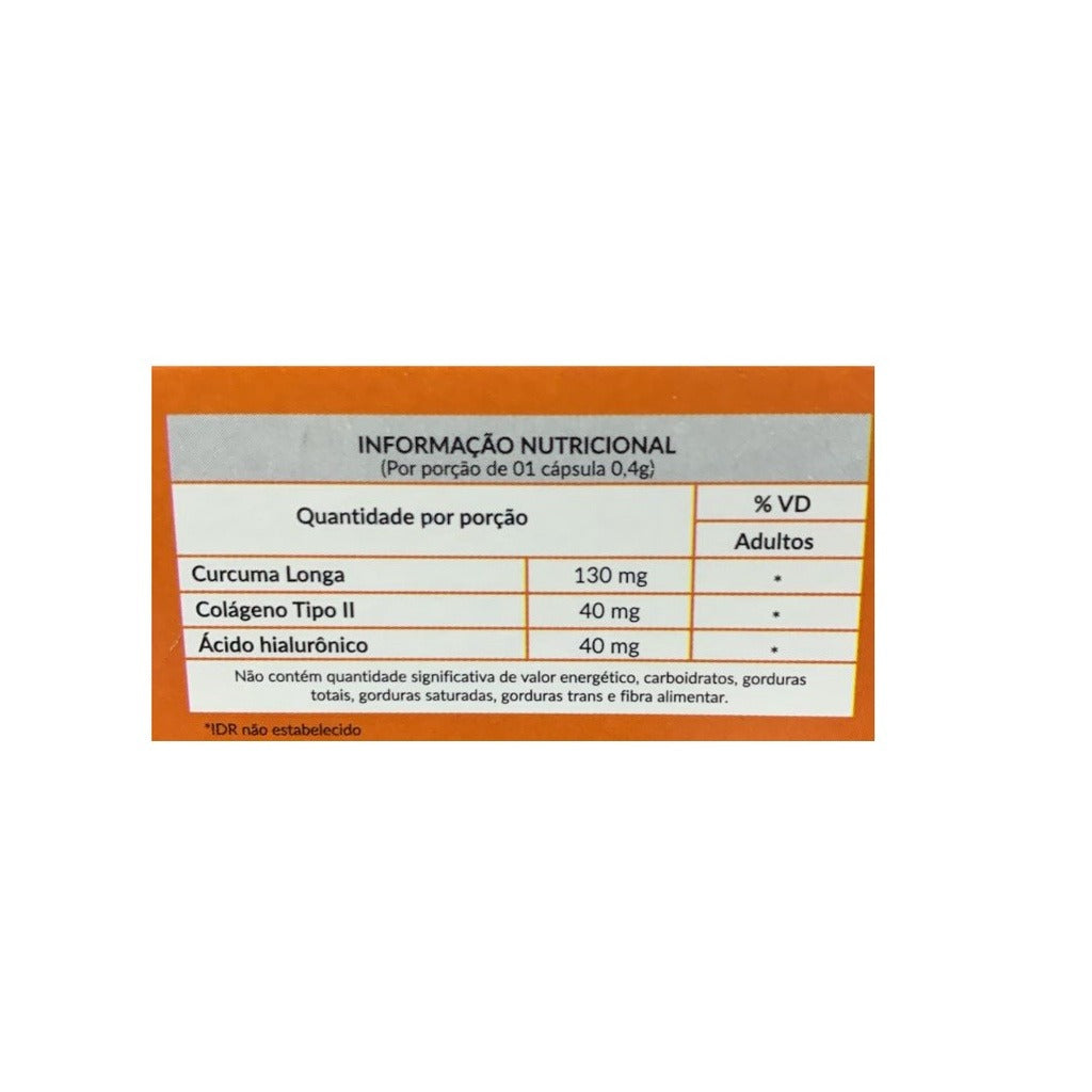 Suplemento Condroflan Artix Curcuma 40mg+80mg 30Cps - Airela