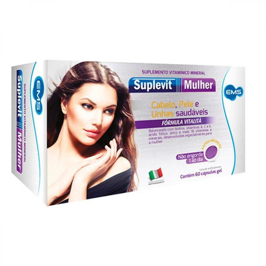 Suplemento Alimentar Suplevit Mulher 60 Cápsulas - EMS