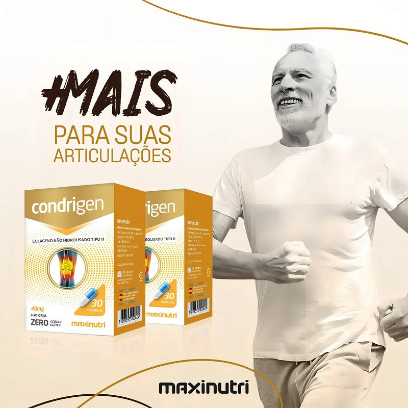 Condrigen Colágeno Tipo II 40mg C/30 Capsulas Maxinutri
